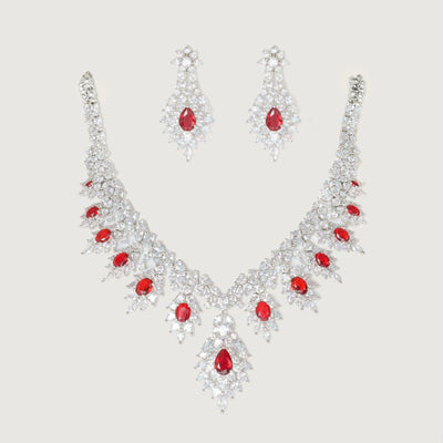 Naziha Diamond Necklace Set