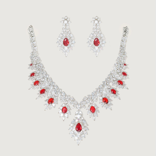 Naziha Diamond Necklace Set