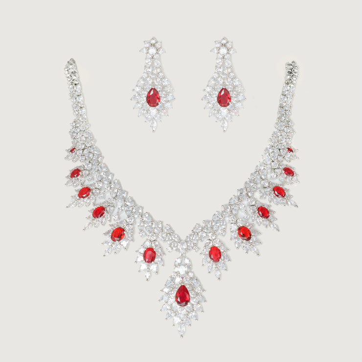 Naziha Diamond Necklace Set