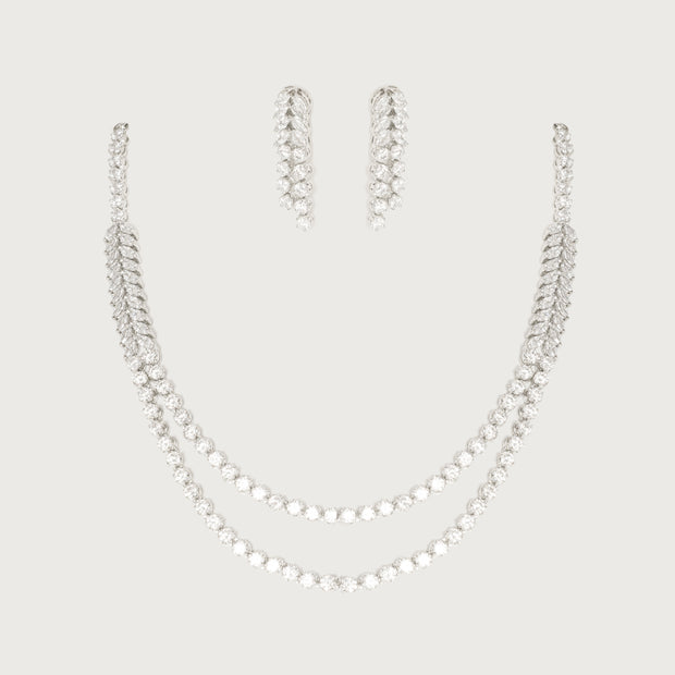 Vahini Diamond Necklace Set