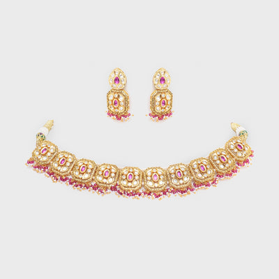 Jahzara Kundan Choker Set