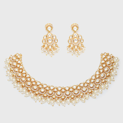 Azmat Kundan Necklace Set