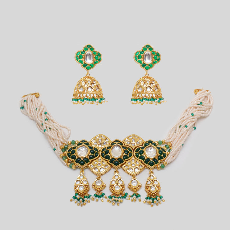 Zufra Kundan Choker Set