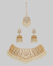 Nooh Pearl Kundan Set