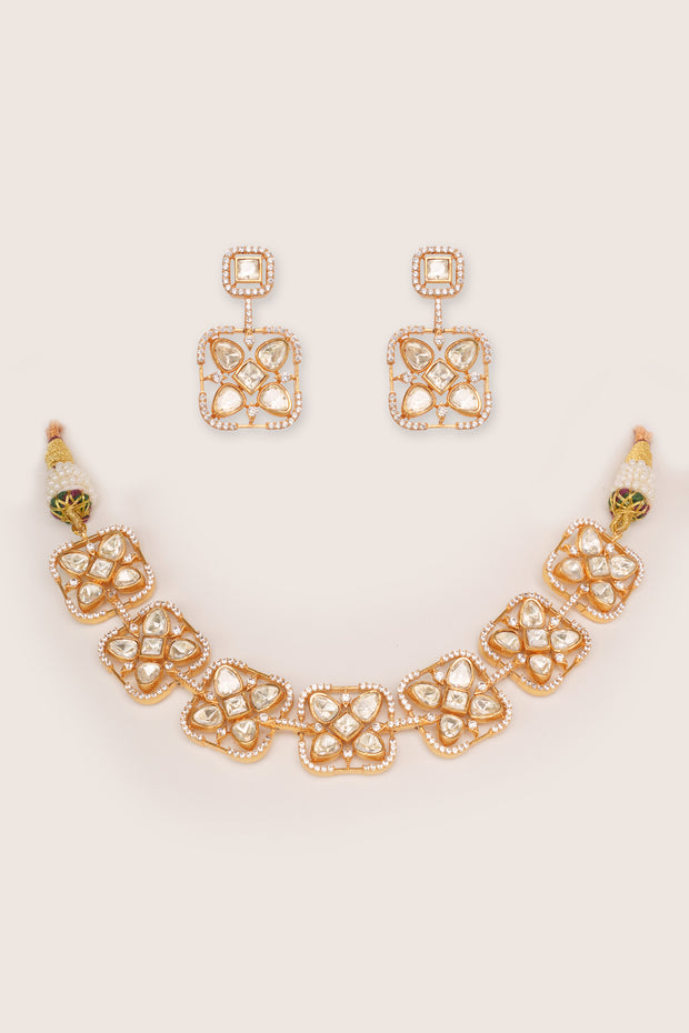 Mahika Moissanite Choker Set