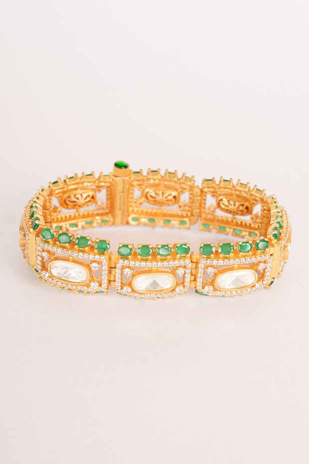 Krisha Green Moissanite Bracelet