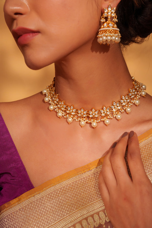 Chakori Kundan Necklace Set