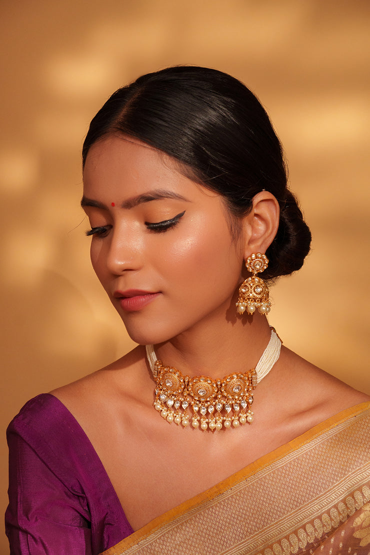 Sefa Kundan Choker Set