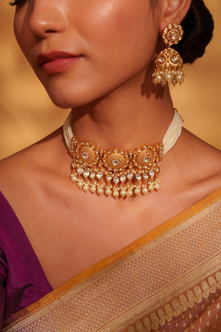 Sefa Kundan Choker Set