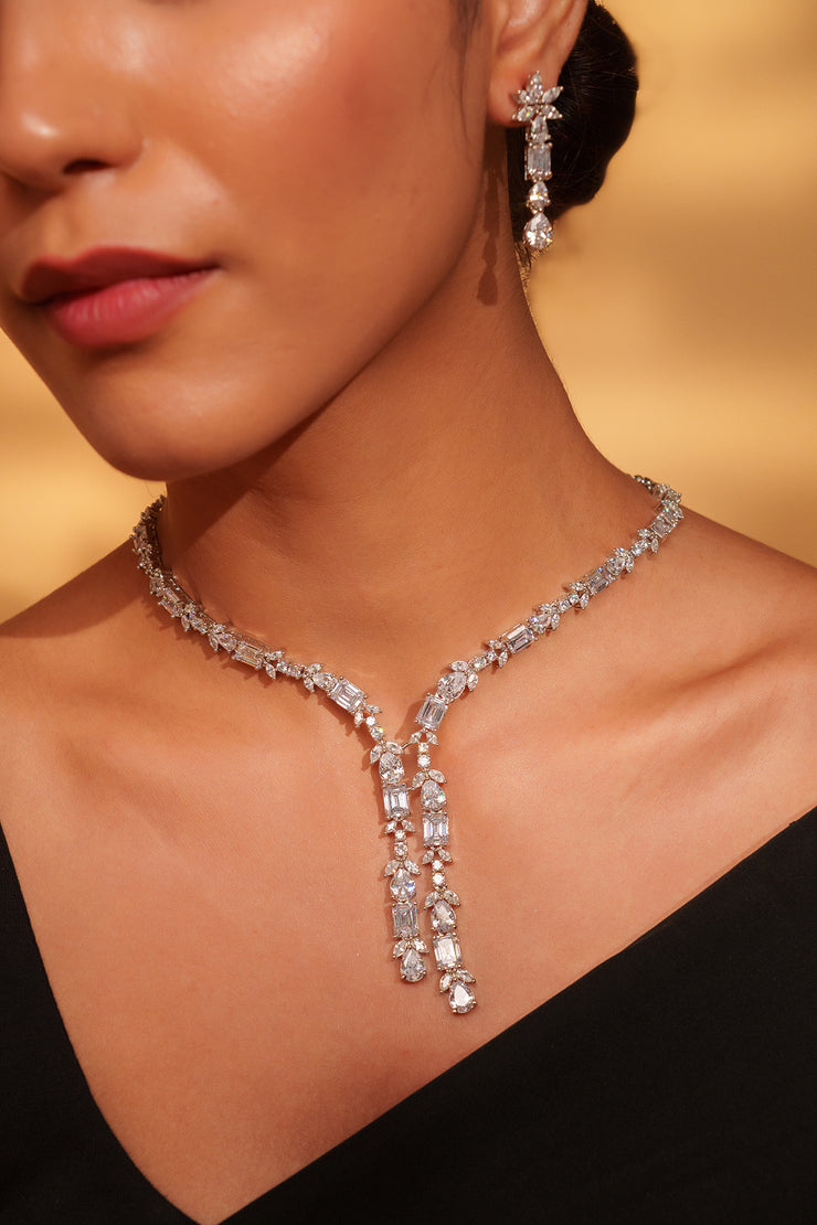 Shenil Diamond Necklace Set