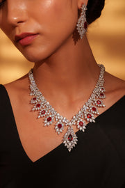 Naziha Diamond Necklace Set