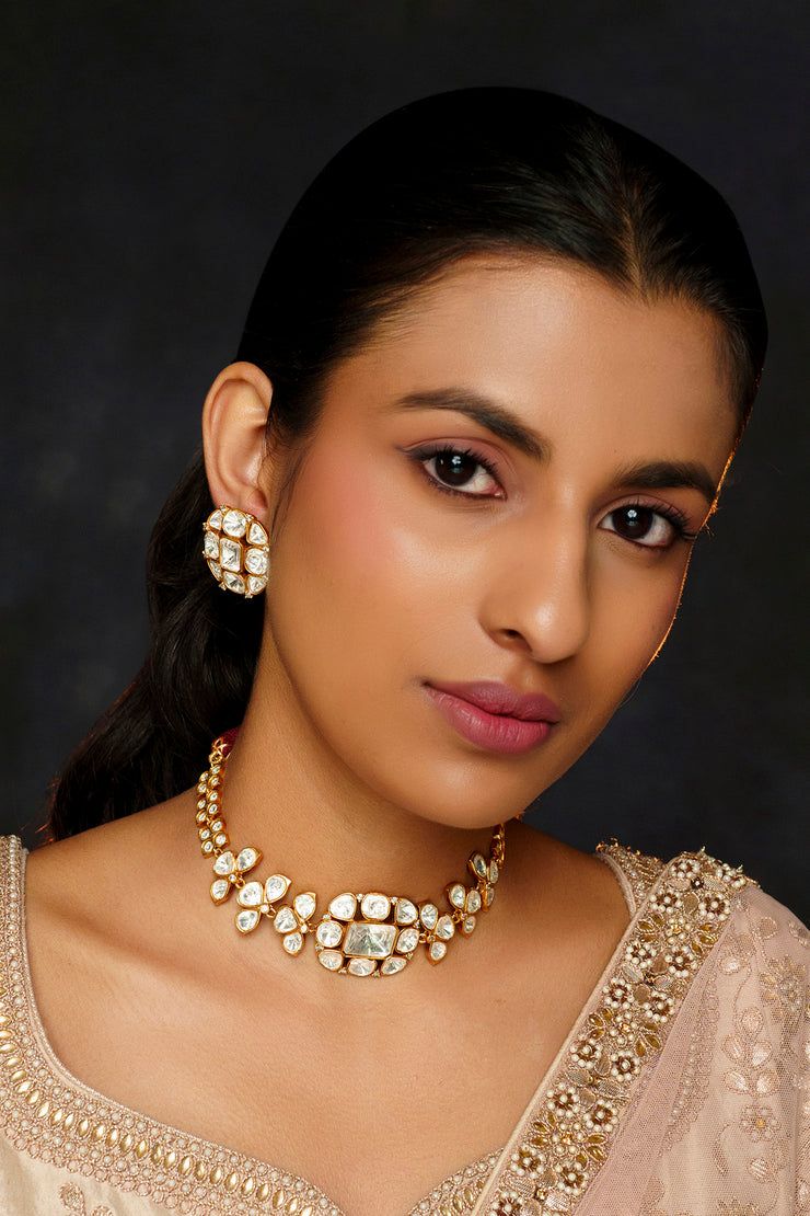 Pritika Moissanite Choker Set