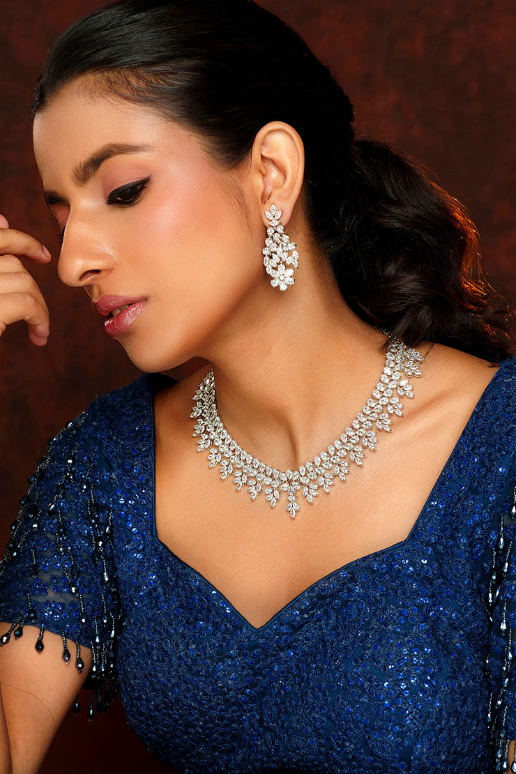 Sajeeli Diamond Necklace Set