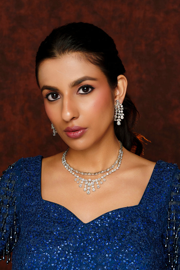 Sobhana Diamond Necklace Set