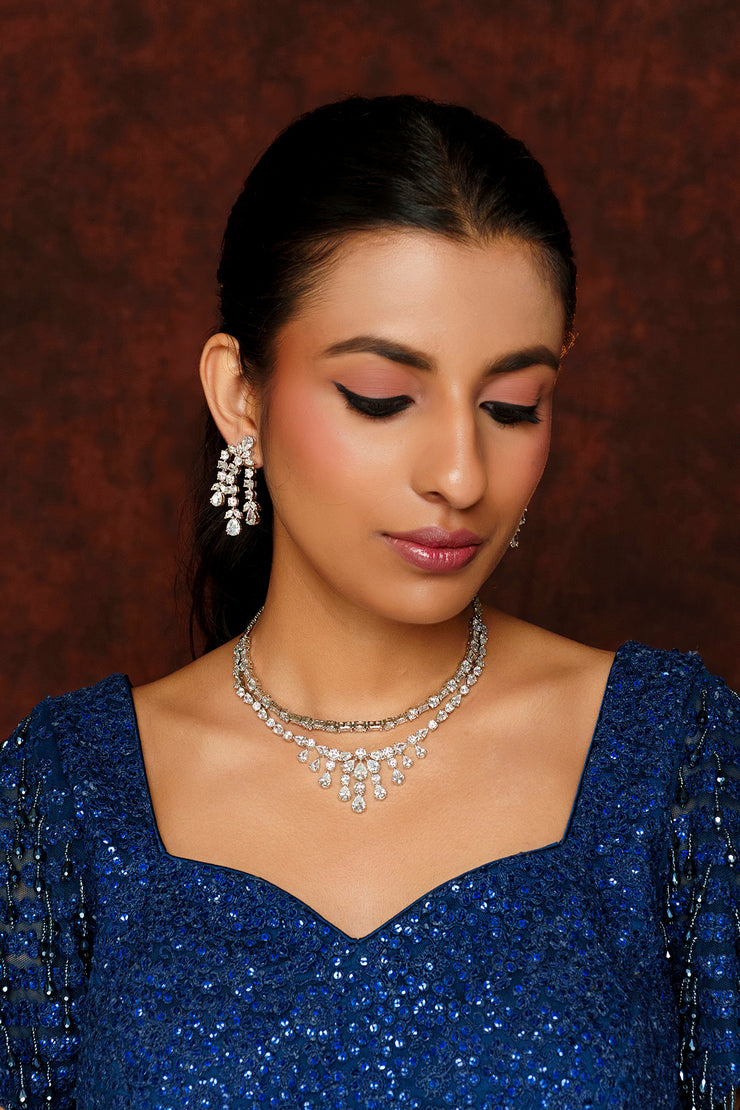 Sobhana Diamond Necklace Set