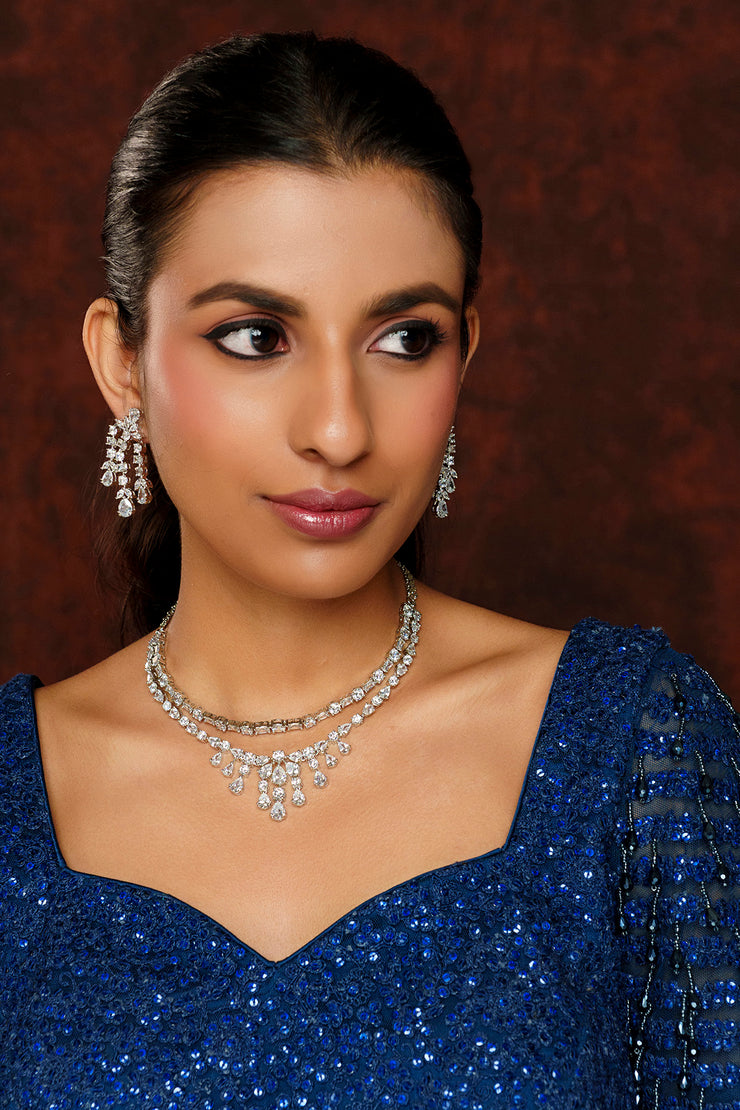 Sobhana Diamond Necklace Set