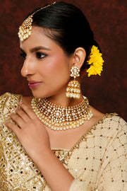 Nooh Pearl Kundan Set