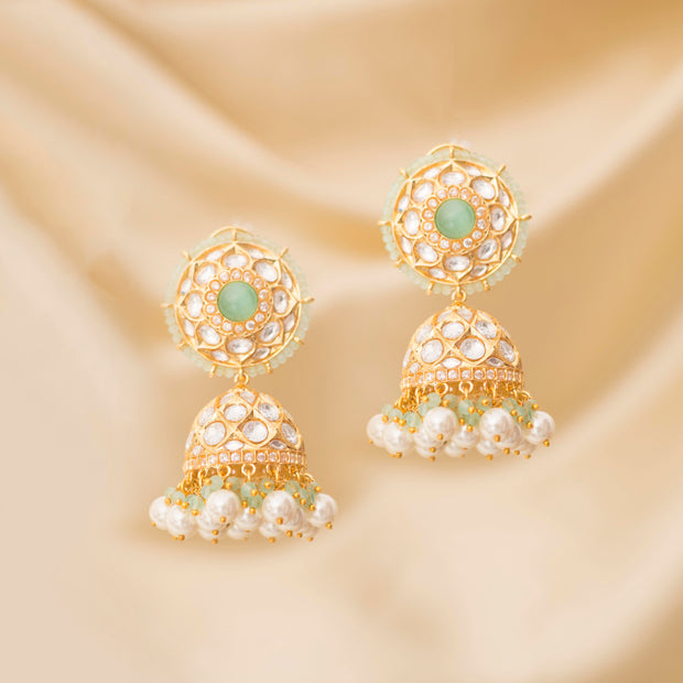 Kundan Jhumkis zevarbygeeta