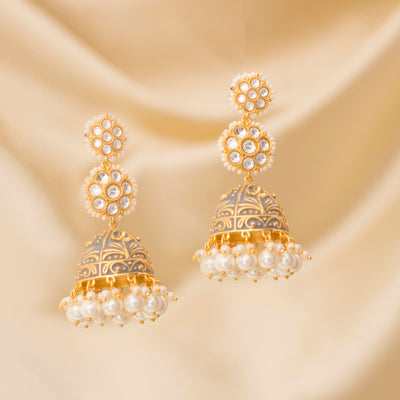 Kundan Jhumkis zevarbygeeta