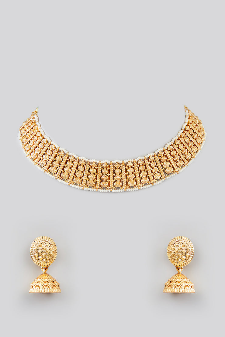 Durga Temple Choker Set zevarbygeeta